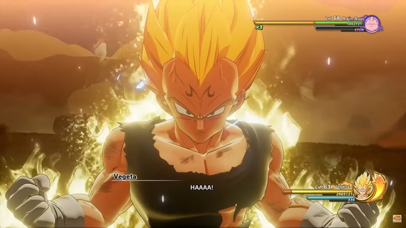 Dragon Ball Z Kakarot Reveals Majin Vegeta Gameplay Trailer