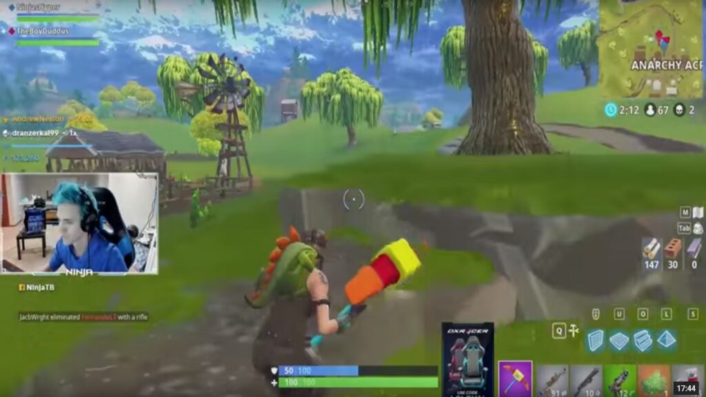 Fortnite player with Drake breaks record