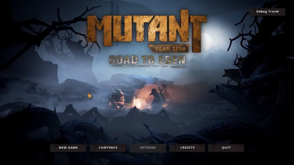 Mutant Year Zero title screen