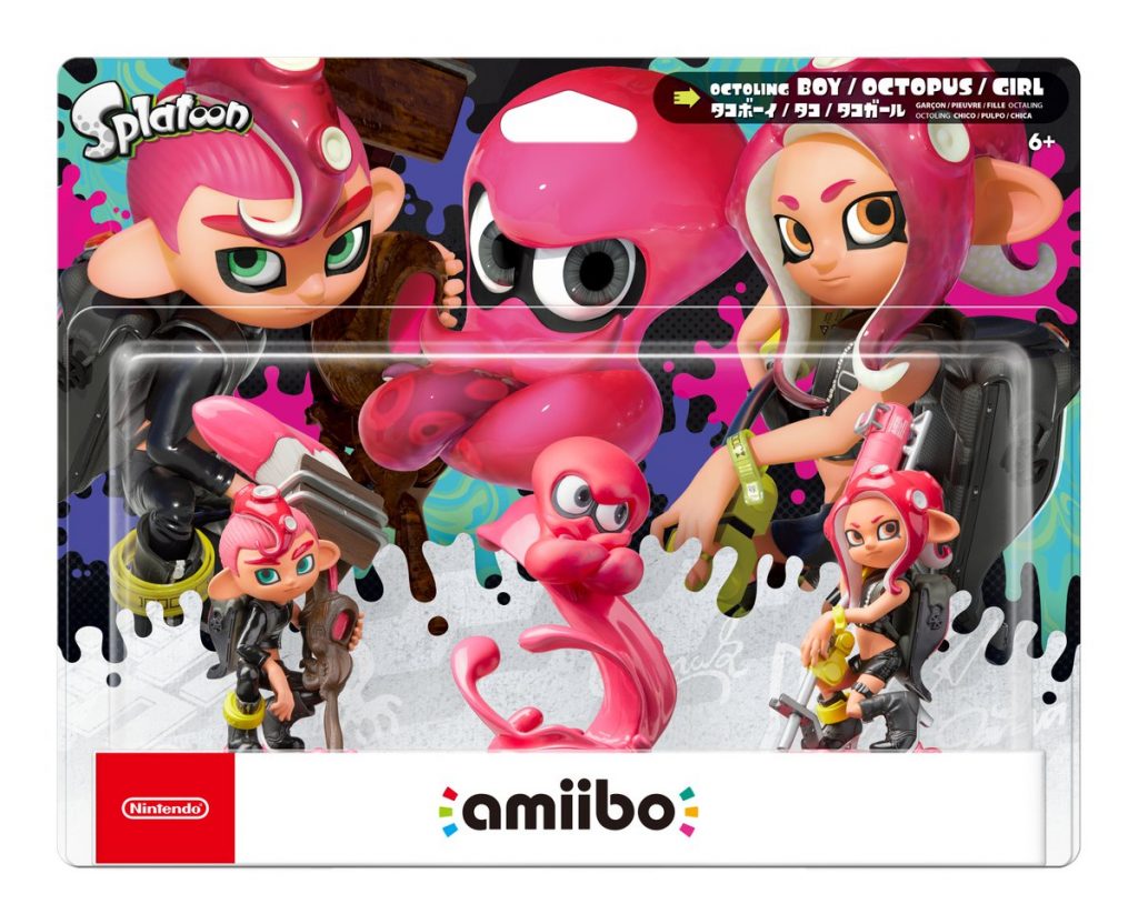 Splatoon 2 Octoling amiibo set