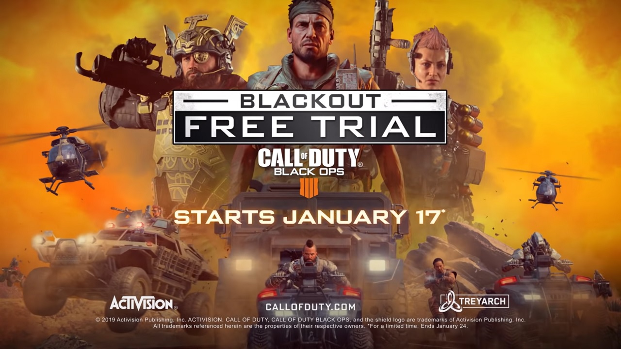 is black ops 4 free on ps5