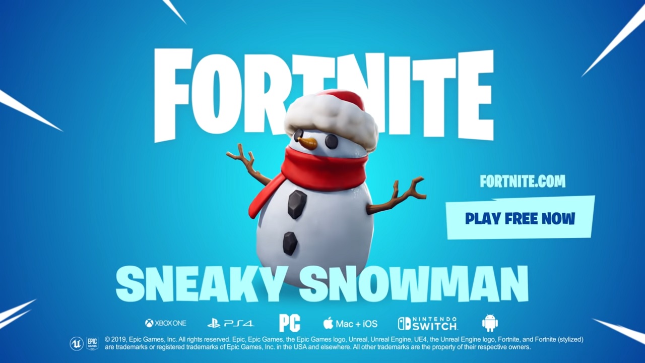 Fortnite Sneaky Snowman