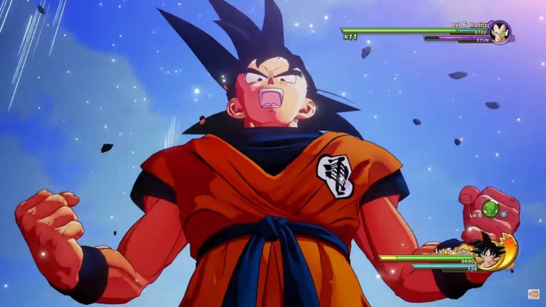 Dragon Ball Z: Kakarot Goku charging up