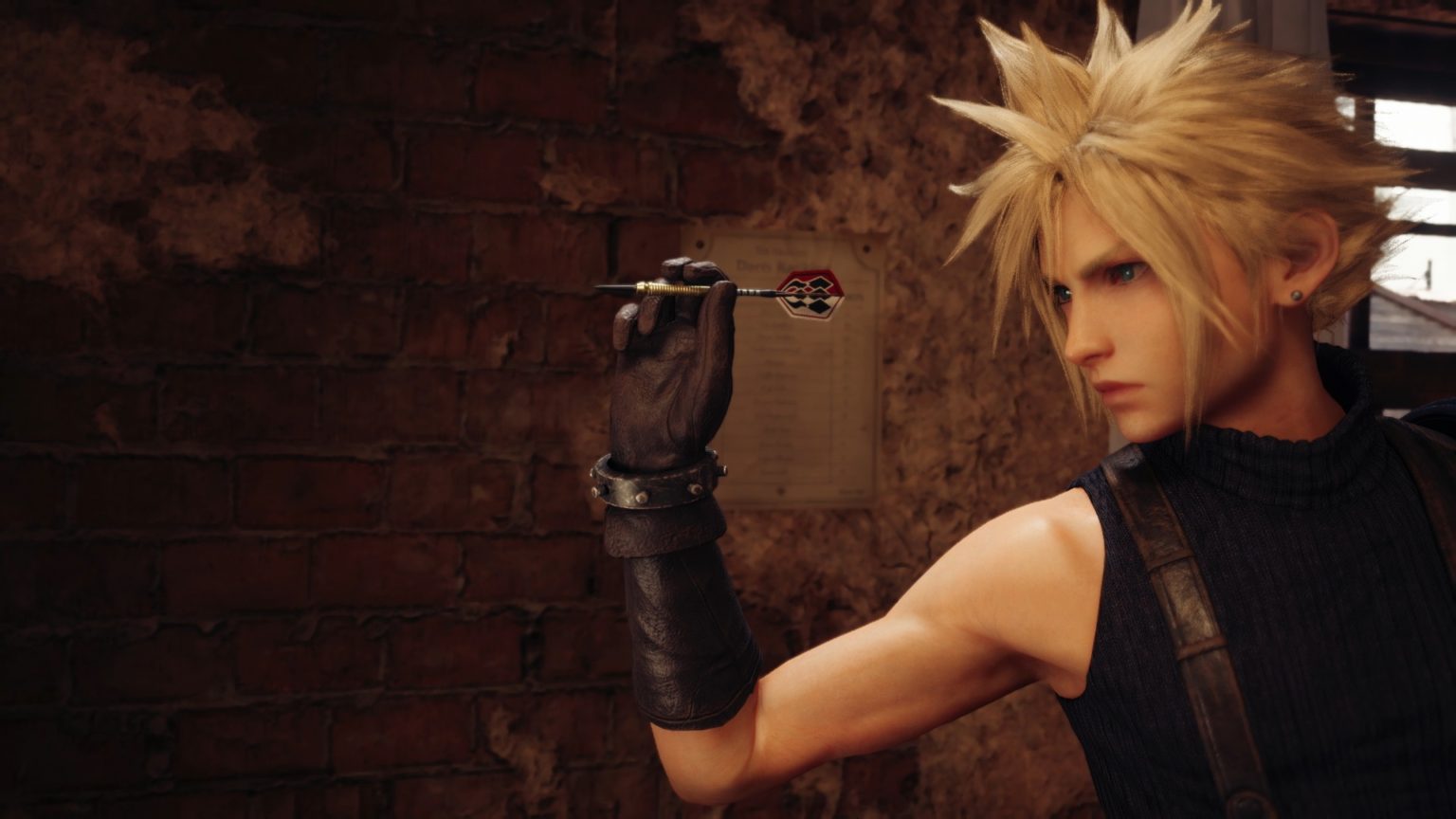 Final Fantasy VII Remake Cloud darts