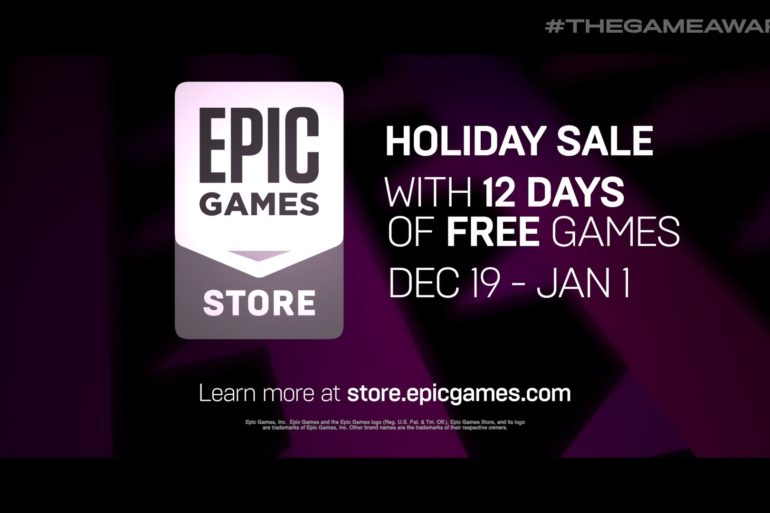 Epic Games Store Holiday Sale 2019