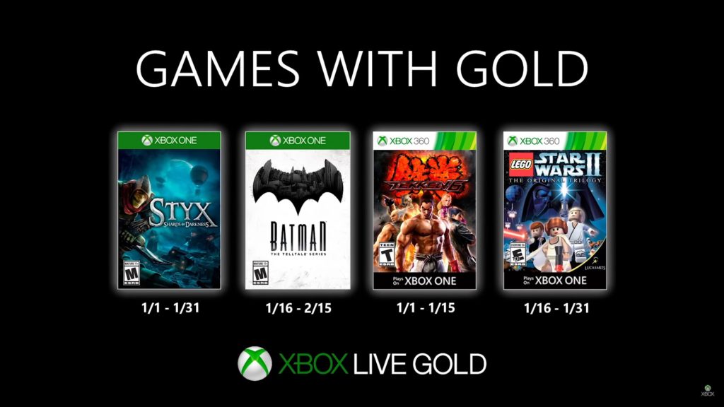 Xbox Live Gold Jan 2020