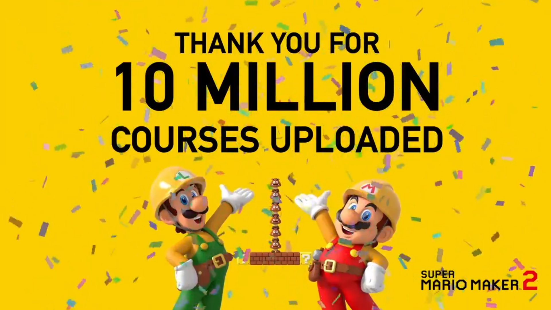 Course upload. Super Mario maker 2 Japanese commercial.