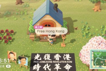 Animal Crossing New Horizons HK Protest
