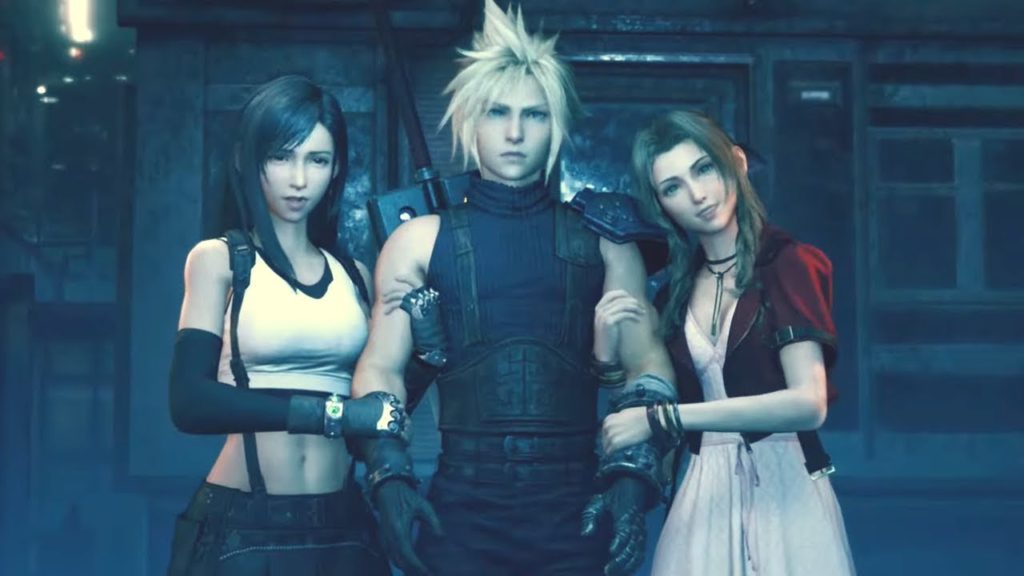 Final Fantasy VII Remake Cloud Tifa and Aerith