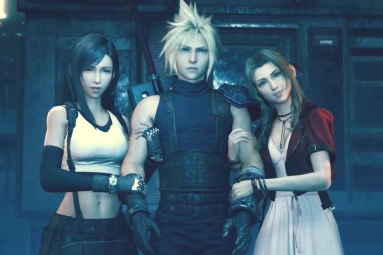 Final Fantasy VII Remake Cloud Tifa and Aerith