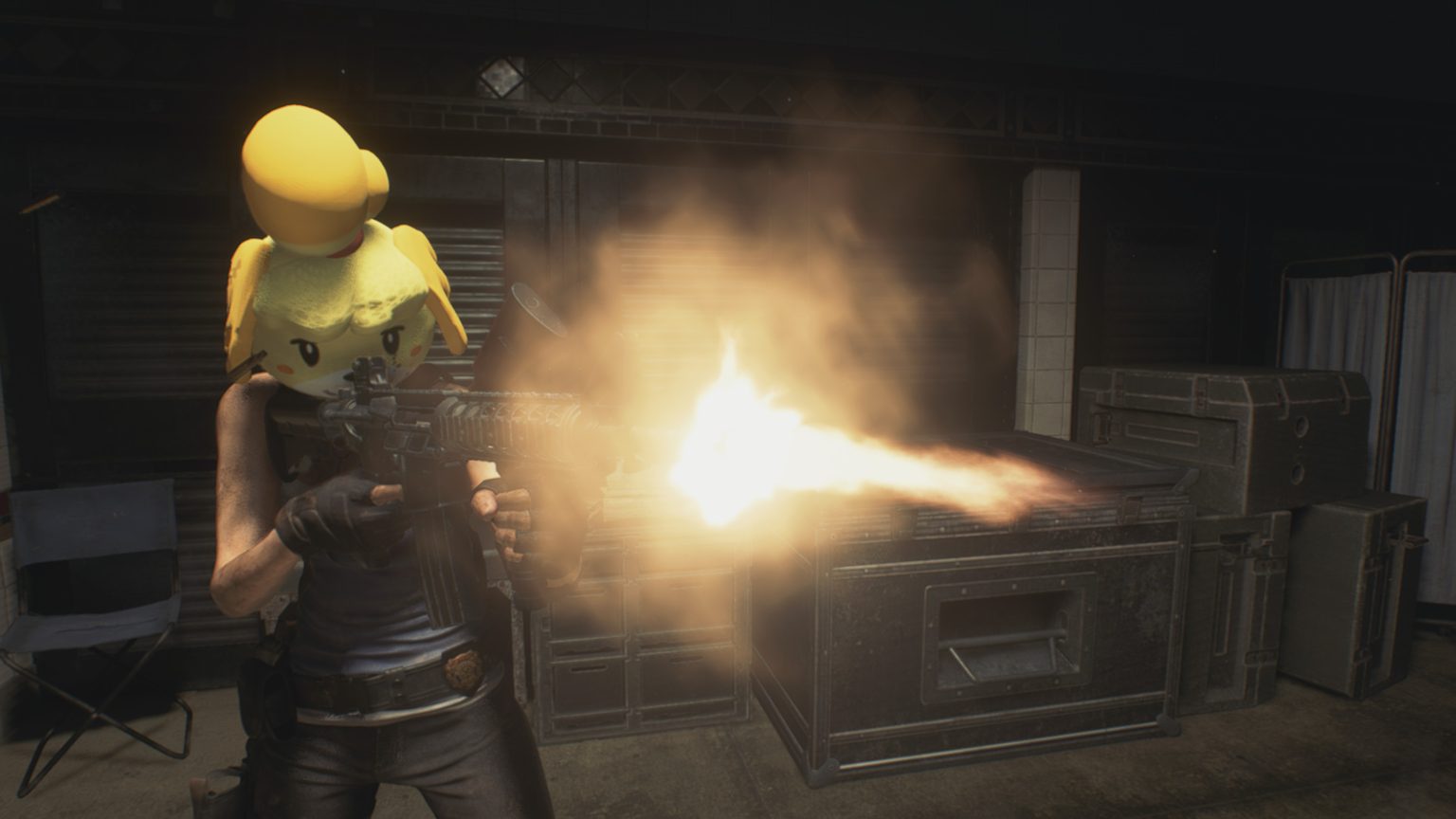 Resident Evil 3 Remake Isabelle head