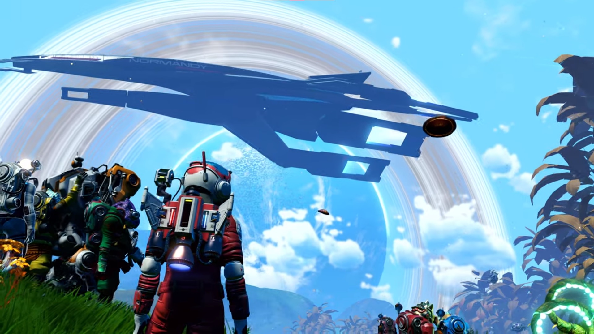 No Man’s Sky Adds Mass Effect Frigate Normandy SR1 Sirus Gaming