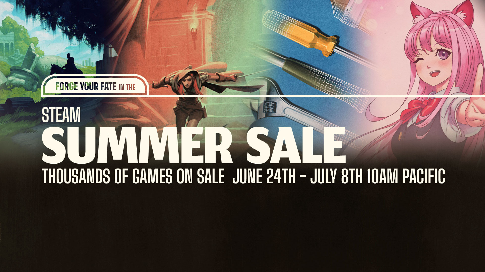 Simple Best Steam Summer Sale Game 2021 with Futuristic Setup