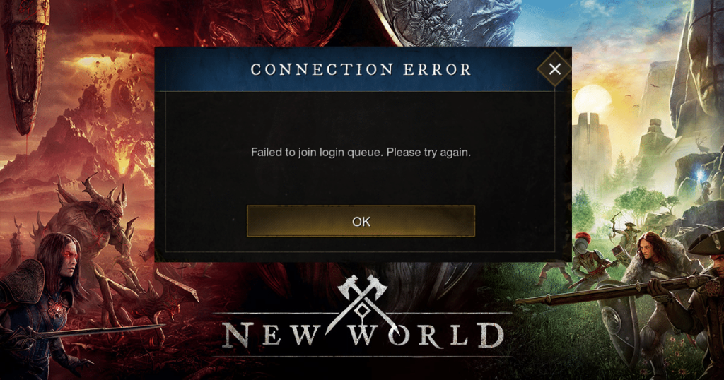 New World Connection Error