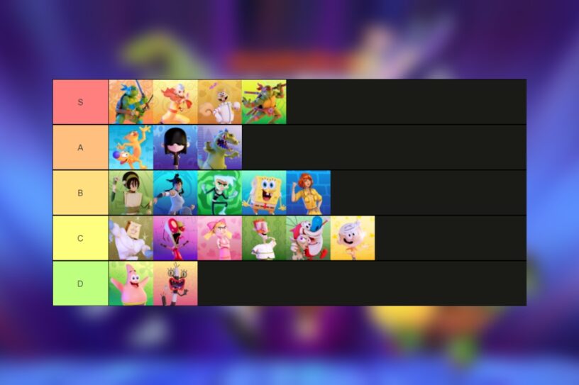 nickelodeon all star brawl tier list