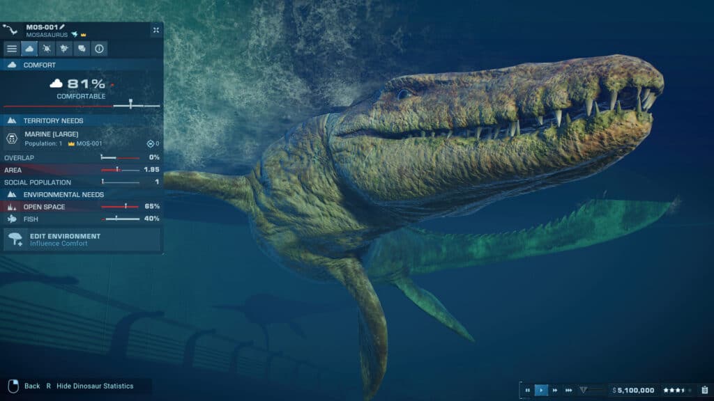 Jurassic World Evolution 2 Complete List of Dinosaurs - Mosasaurus