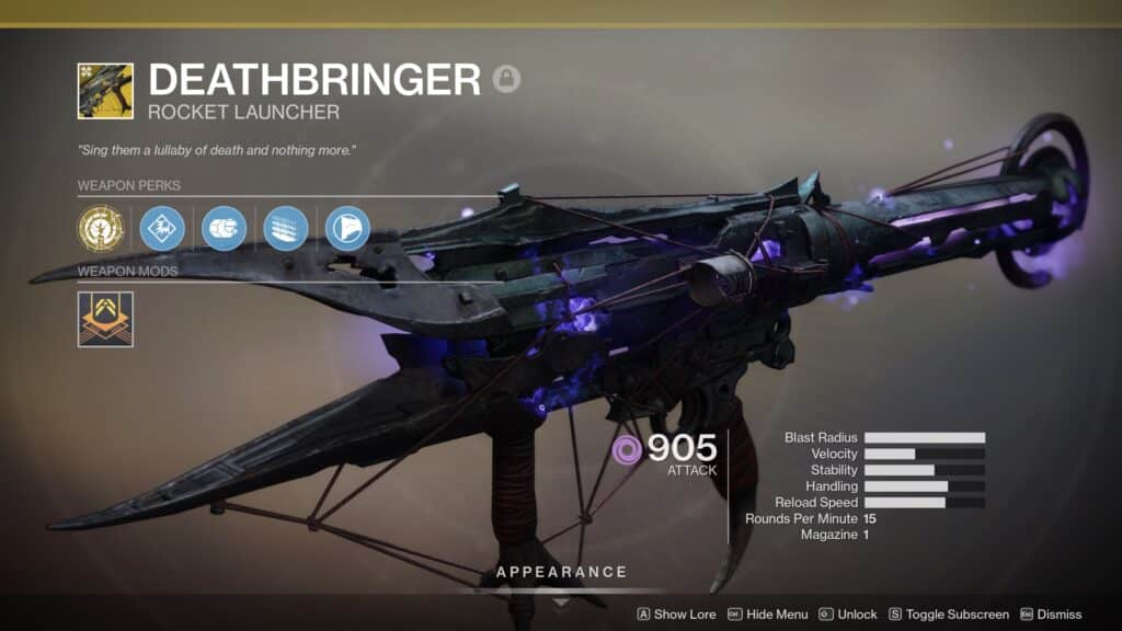 Deathbringer - Destiny 2