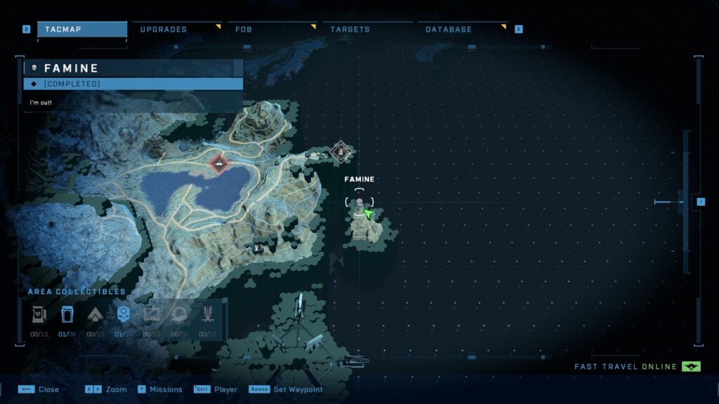 FAMINE Skull Location Halo Infinite Skull Locations