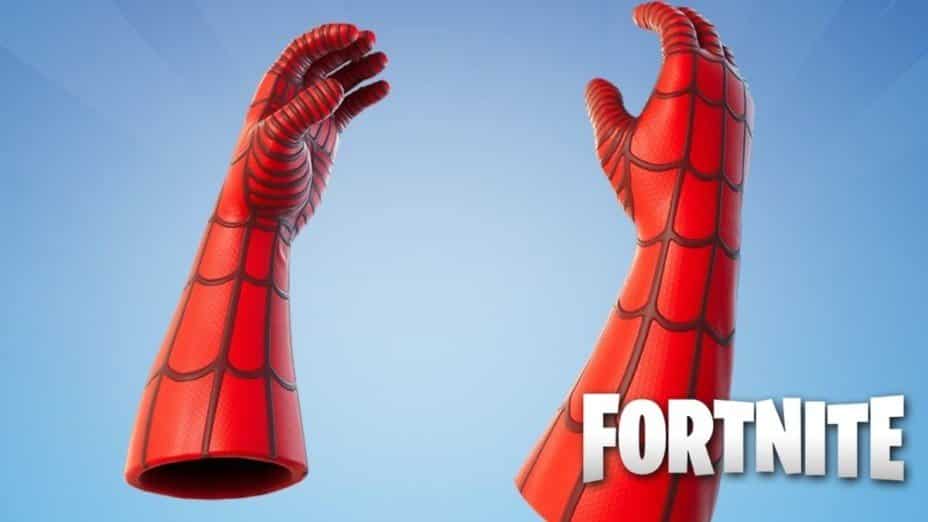 Fortnite Spider-Man Gloves Mythic Web-Shooters