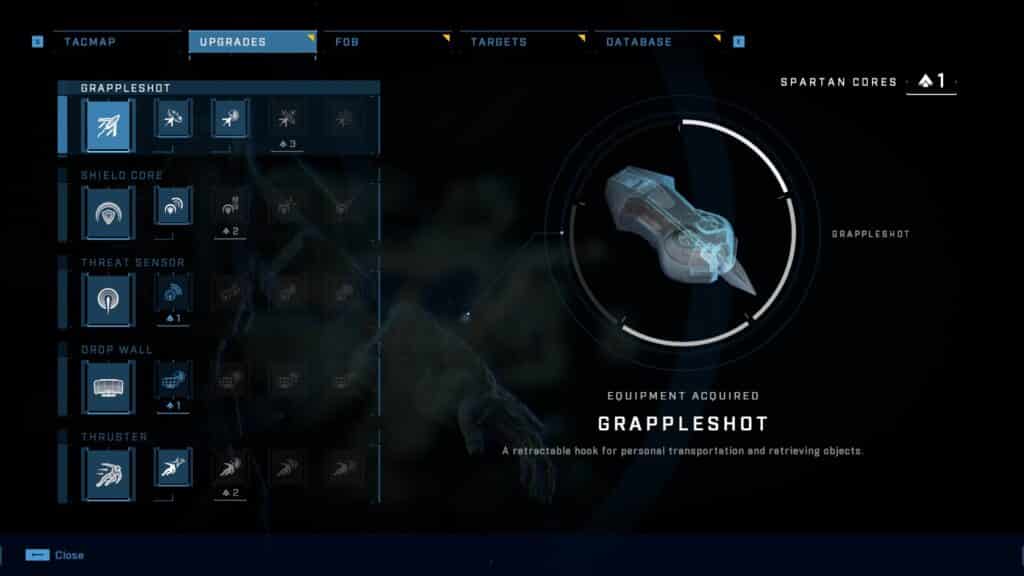 Grappleshot Halo Infinite All Gear and Equipment