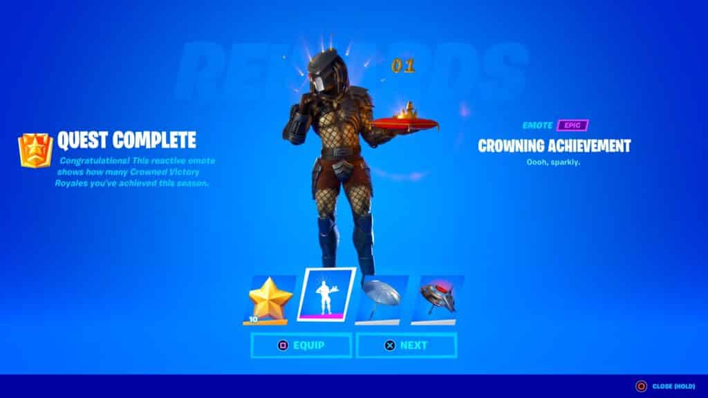 How to get Victory Crown in Fortnite Chapter 3 Season 1 - Crowning Achievement Emote