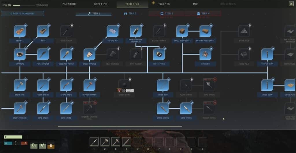 Icarus Tech Tree