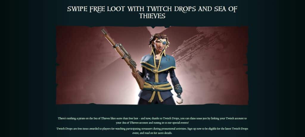 Sea of Thieves Twitch Drops