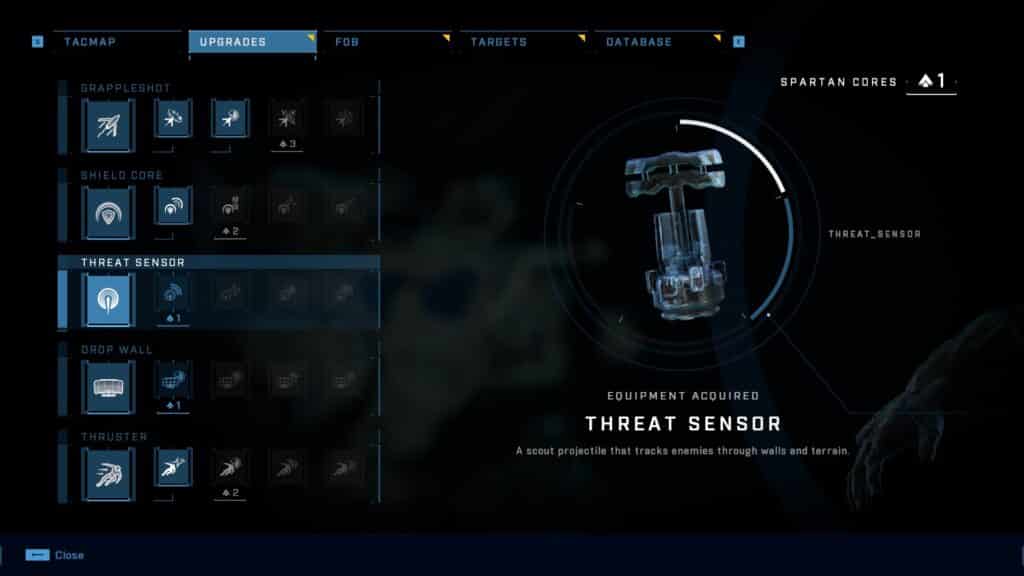 Threat Sensor Halo Infinite All Gear and Equipment