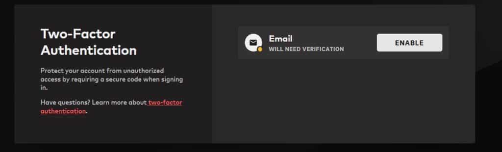Enable Two-Factor Authentication Tab How to Enable Two-Factor Authentication For League of Legends and Valorant