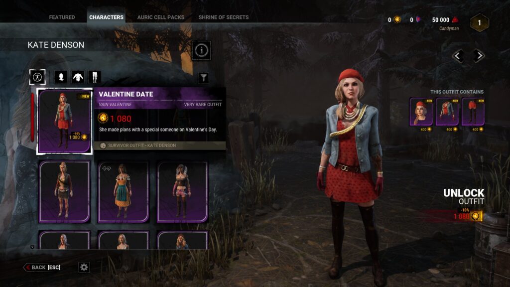 Kate Denson - DBD Lunar New Year 2022 Survivor Outfit Set