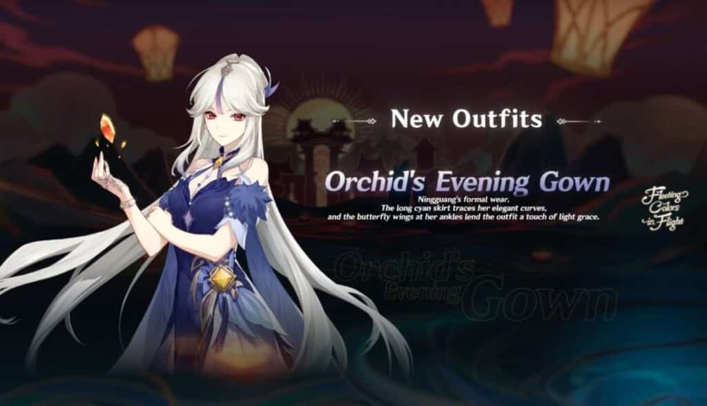 Orchid's Evening Gown