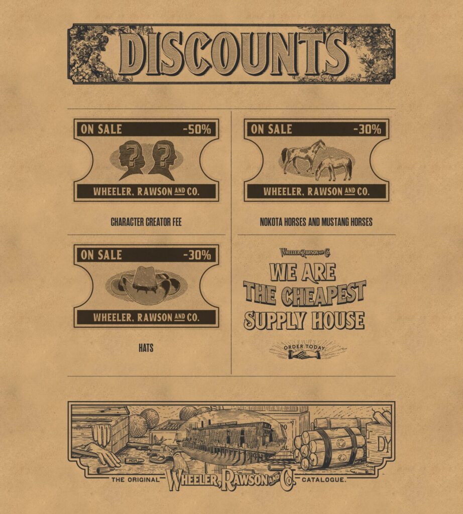 Red Dead Online January 2022 Discounts