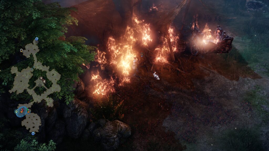 Investigate the item within the flames - Burnt with Love Hidden Story Rewards Lost Ark