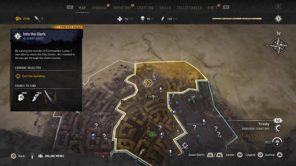 GRE Container - North of Trinity, North of Alder Windmill Map - Dying Light 2 GRE Container Locations