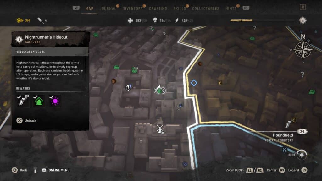 GRE Container - East of Houndfield Map - Dying Light 2 GRE Container Locations