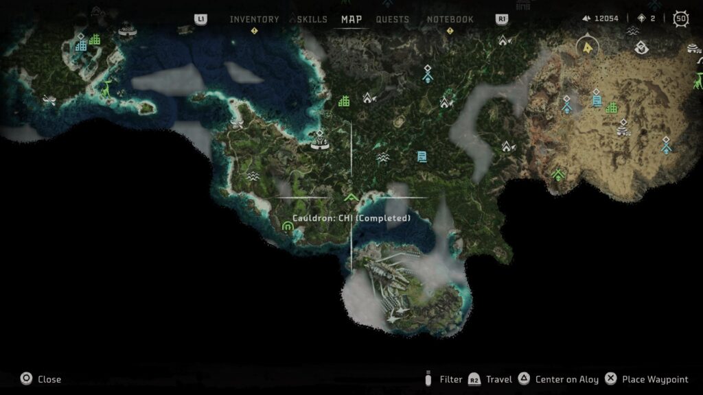 Map: Horizon Forbidden West Cauldron CHI Location
