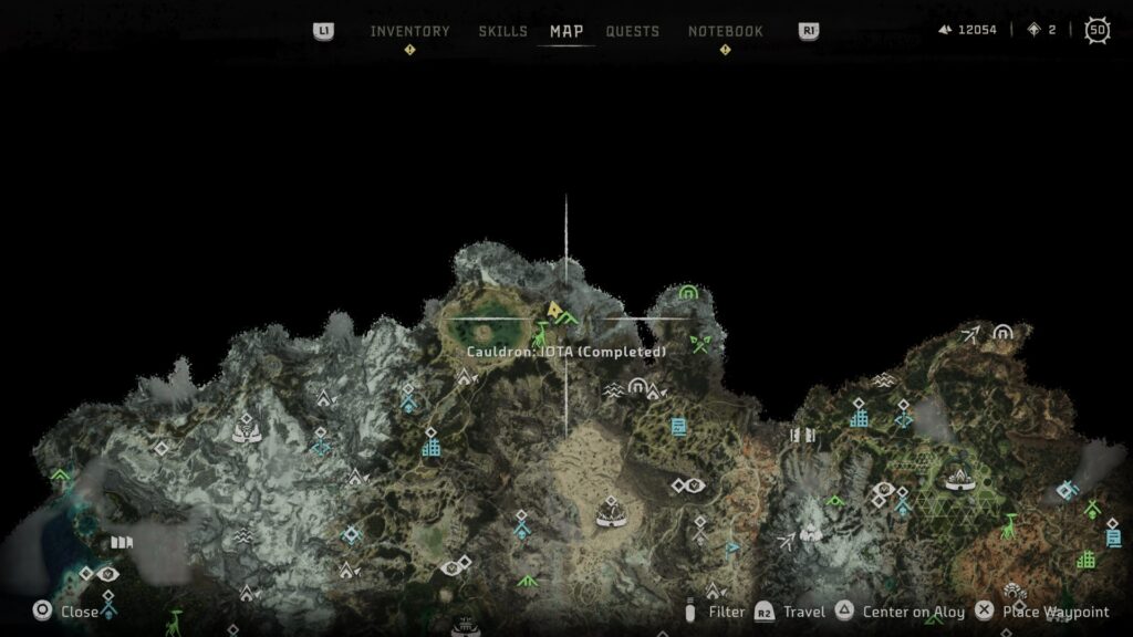 Map: Horizon Forbidden West Cauldron IOTA Location