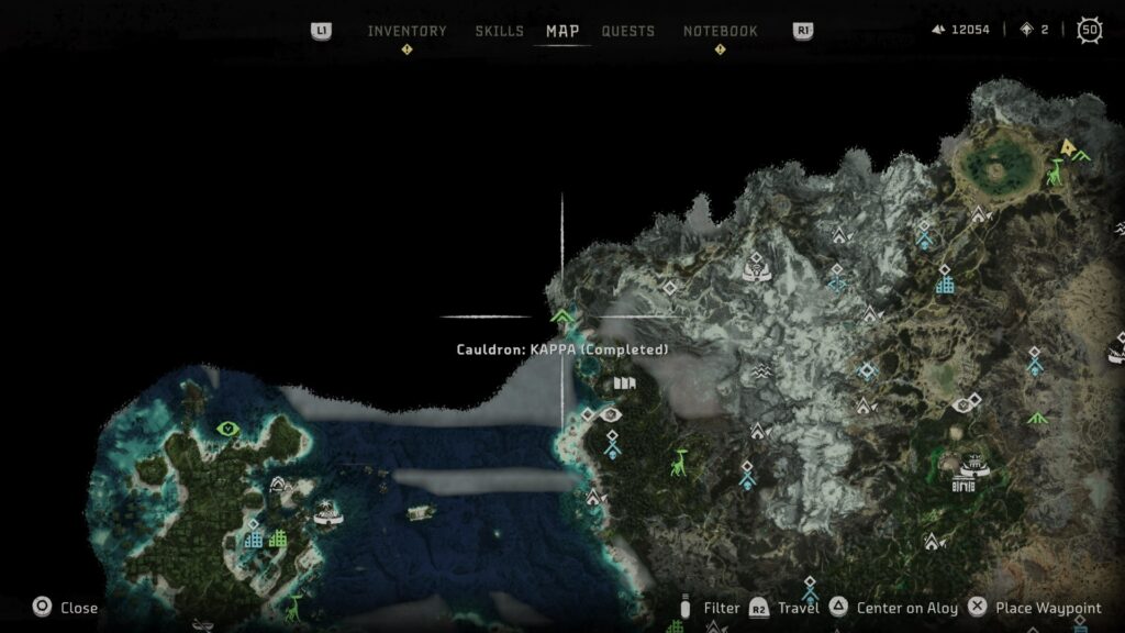 Map: Horizon Forbidden West Cauldron KAPPA Location