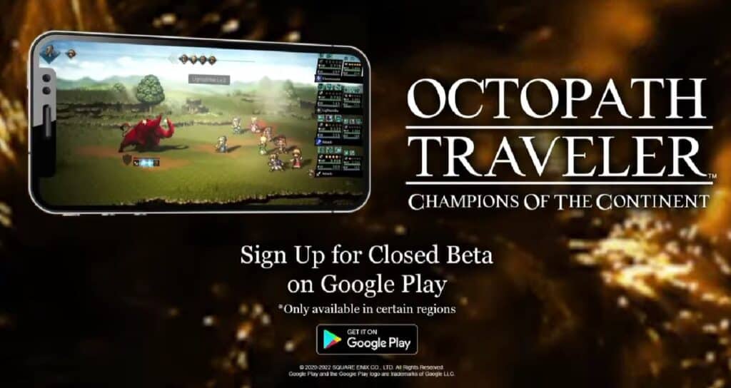 Octopath Traveler: Champions of the Continent Closed Beta