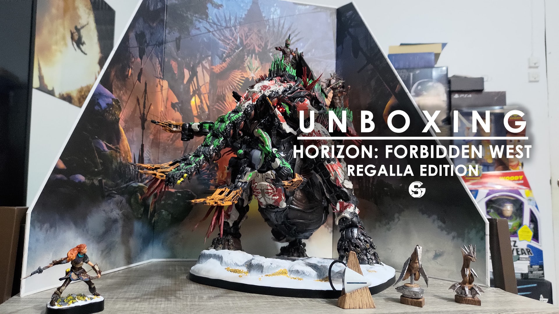 Horizon Forbidden West Regalla Aloy FOCUS Stand Striker figures good ONLY