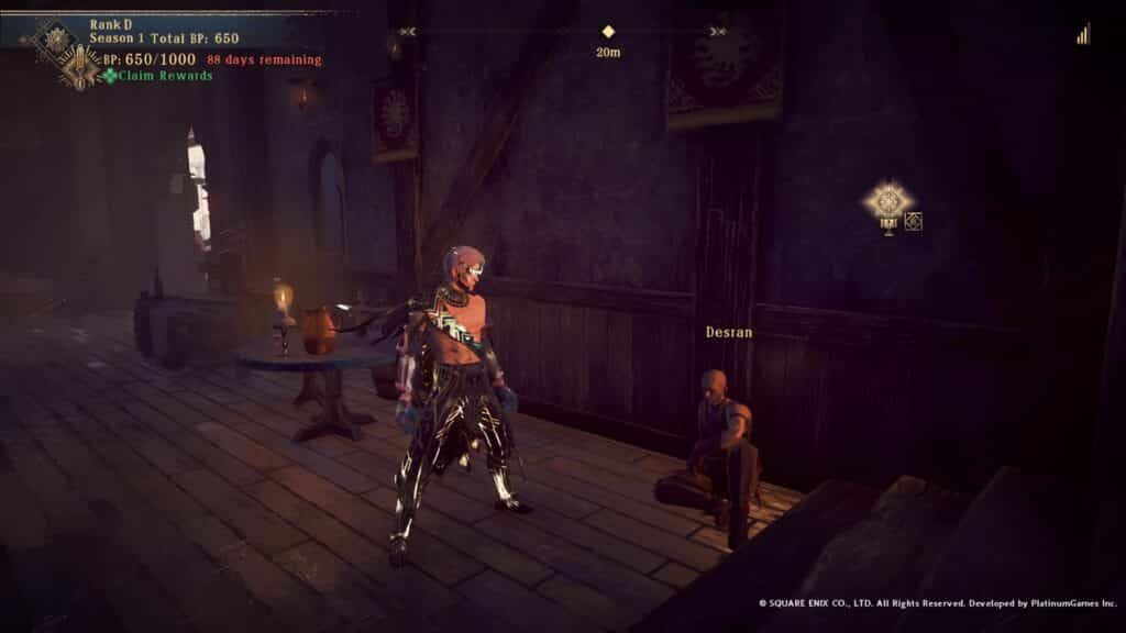 How to change attack modes in Babylon's Fall? - Speak to Desran in the Tavern