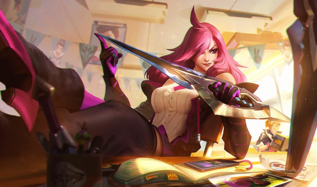 Battle Academia Katarina Skin - League of Legends