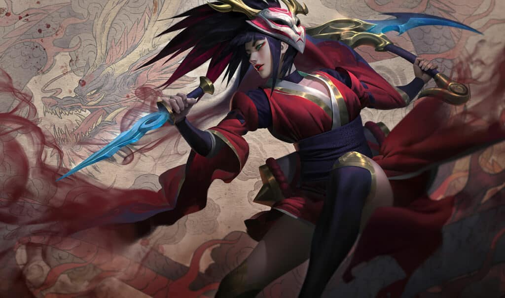 Blood Moon Akali Skin - League of Legends