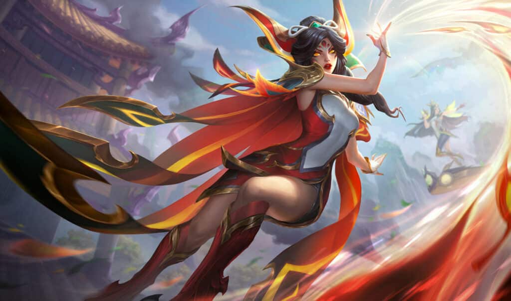 Brave Phoenix Xayah - League of Legends