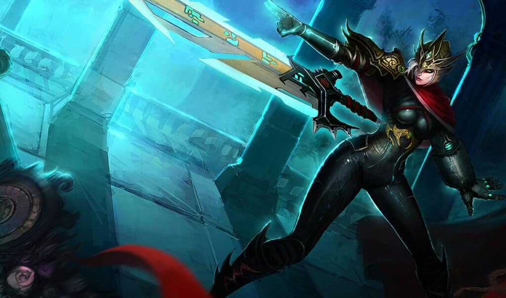 Crimson Elite Riven Skin - League of Legends