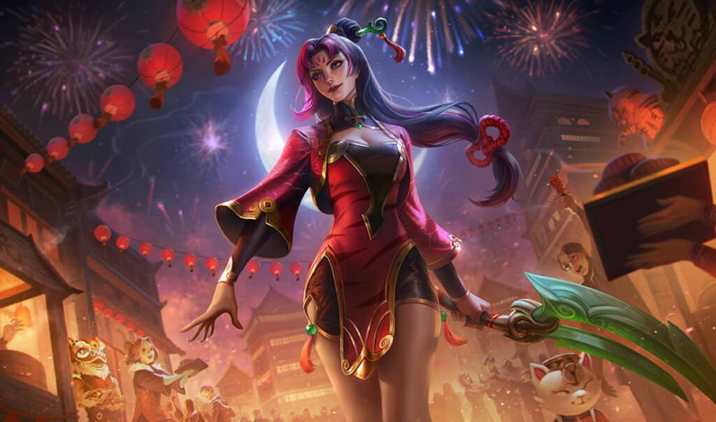 Firecracker Diana Skin - League of Legends