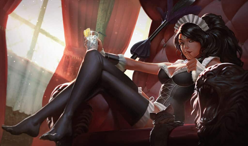 French Maid Nidalee Skin - League of Legends