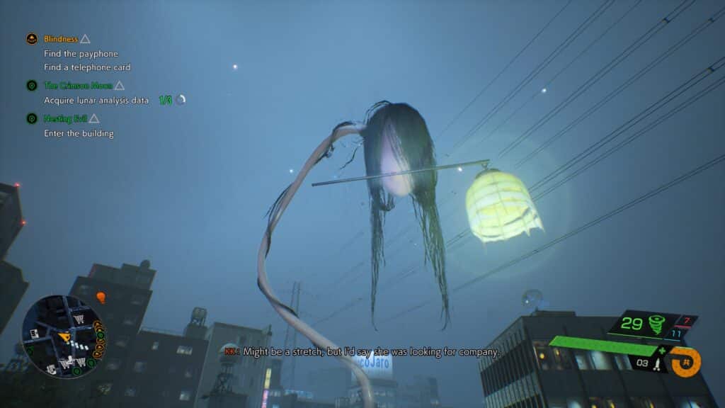 Catching a creature in Ghostwire Tokyo