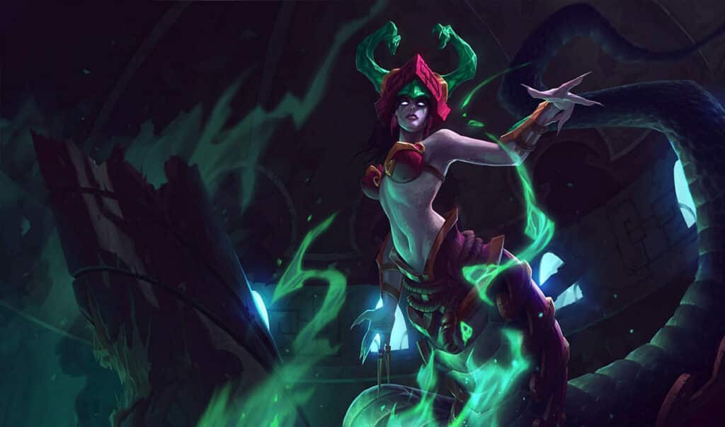 Jade Fang Cassiopeia Skin - League of Legends