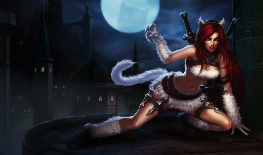 Kitty Cat Katarina Skin - League of Legends